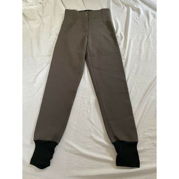 Belfe & Belfe Brown Stretch Poly Knit Ski Pants Italy 42 Vintage? snow ski - Picture 8 of 9